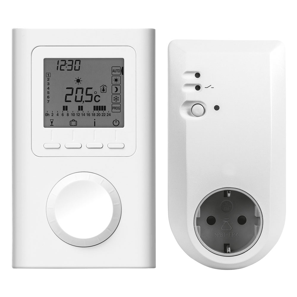 Télécommande avec récepteur radio à distance pour la prise